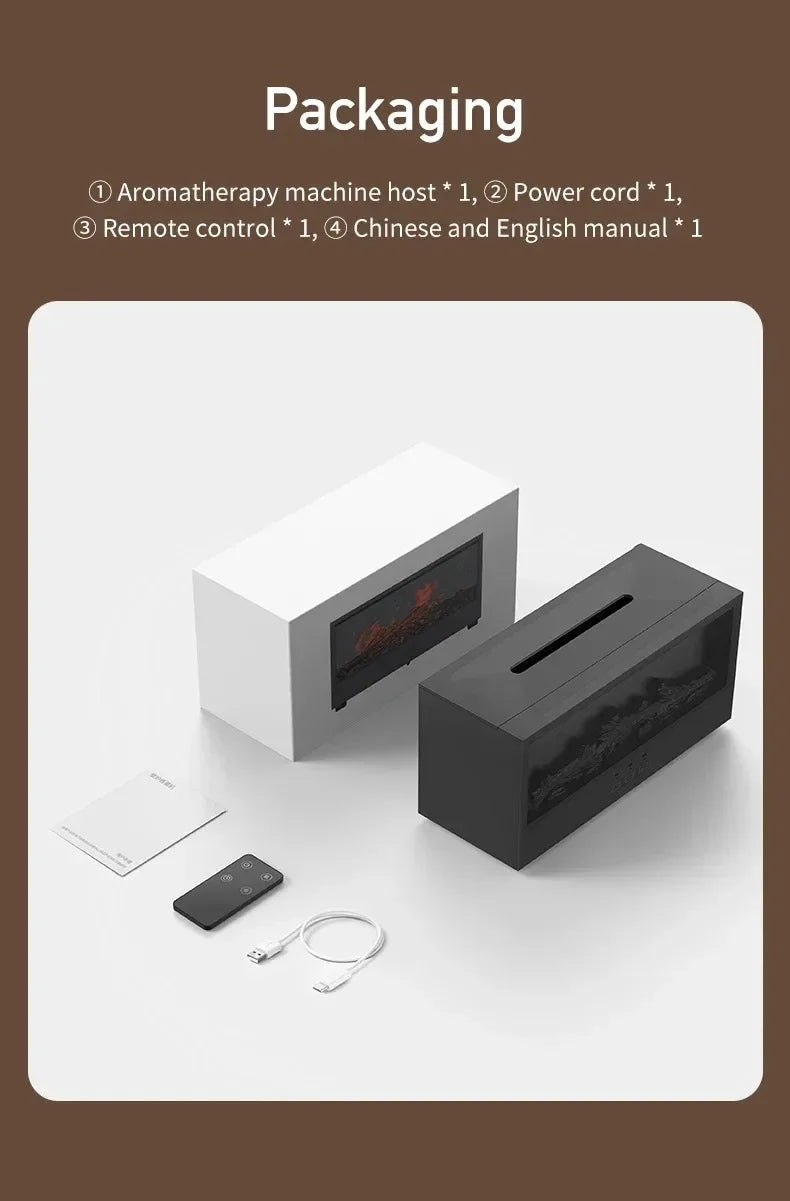 Aromaterapeutyczny nawilżacz powietrza z funkcją dyfuzora 🌿💨