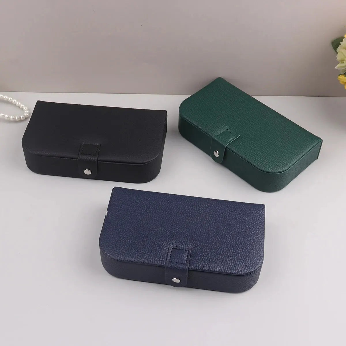 ✨ Luksusowe Skórzane Etui Transportowe na Biżuterię – Bezpieczne i Stylowe Przechowywanie 💍📿