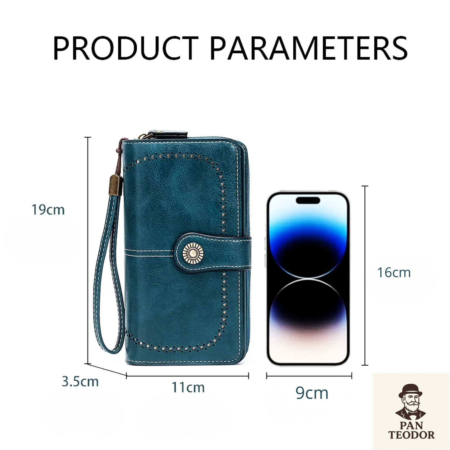 Dlouhá unisex peněženka z PU – elegantní, prostorná, s mnoha přihrádkami