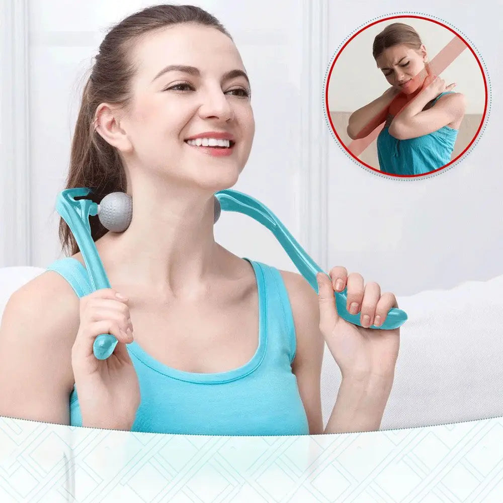 Ręczny Masażer Szyi i Karku Vitolog – Głęboki Masaż Punktowy dla Ulgi i Relaksu