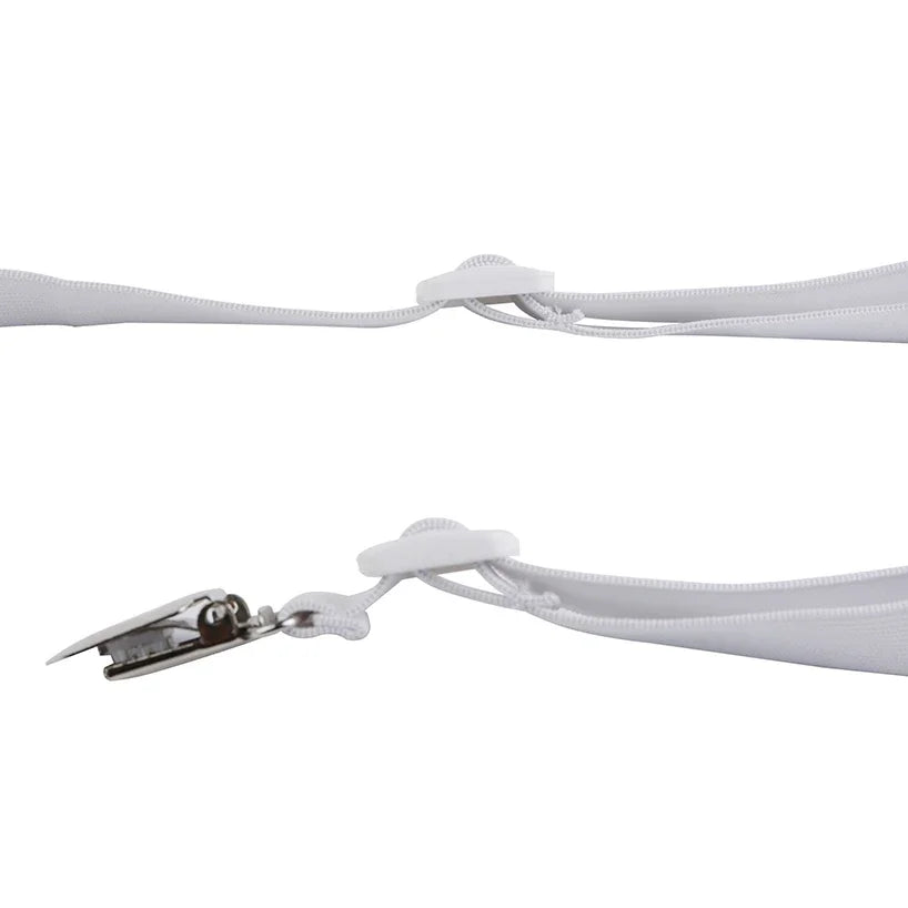 Zestaw 4 Regulowanych Uchwytów do Prześcieradeł – Elastyczne Pasy z Klipsami, Mocne Narożne Trzymacze do Materaca