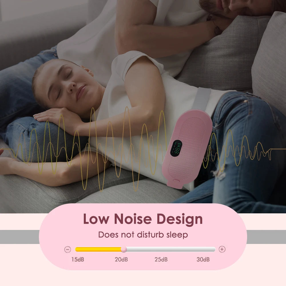 Podgrzewany pas relaksacyjny  – 4 poziomy temperatury, wibracja, USB-C