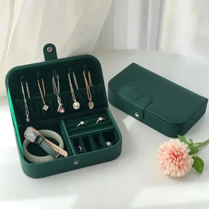 ✨ Luksusowe Skórzane Etui Transportowe na Biżuterię – Bezpieczne i Stylowe Przechowywanie 💍📿