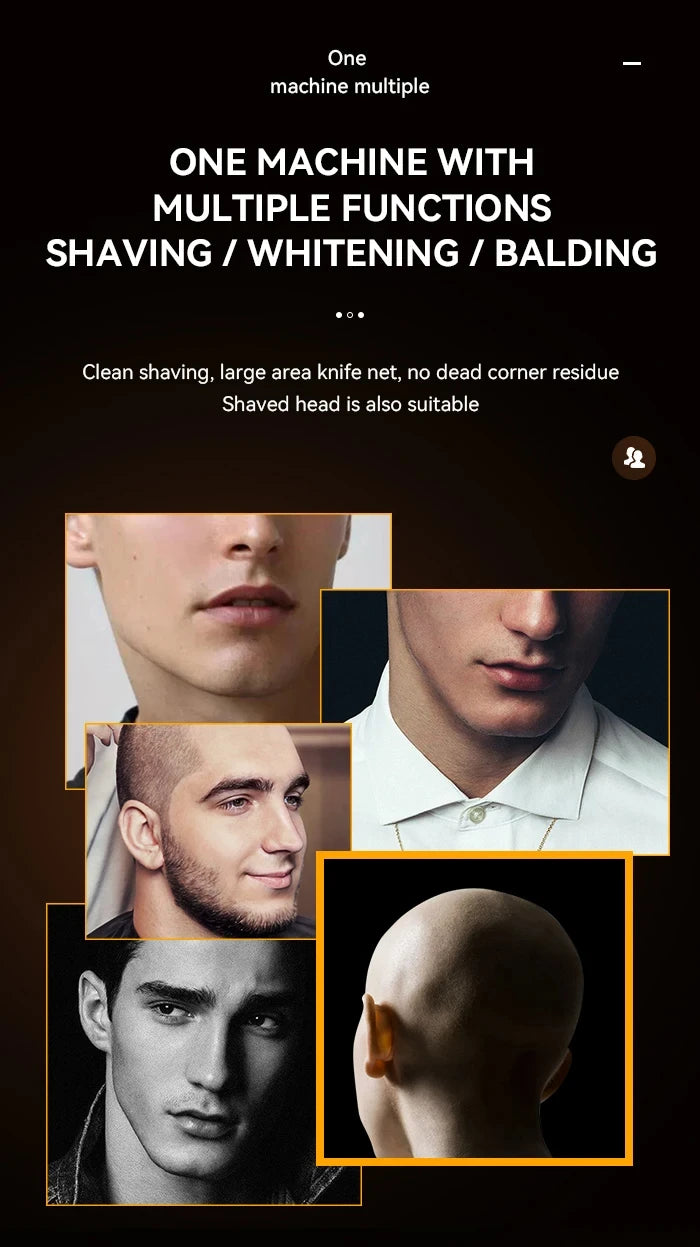 ✨ KEMEI KM-3209 – Profesjonalny Trymer do Brody i Wąsów | Stal Nierdzewna, 60 min pracy, 5W ⚡🧔