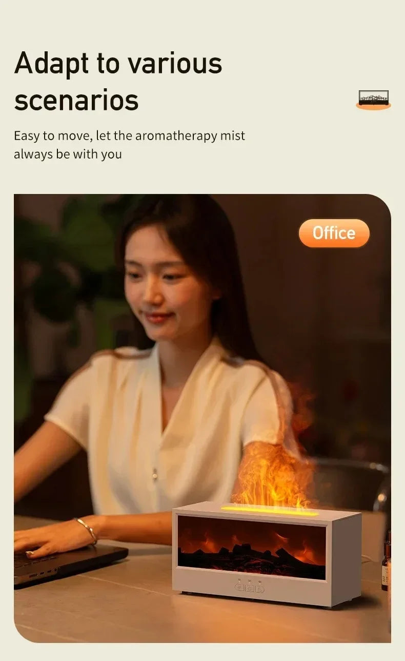 Aromaterapeutyczny nawilżacz powietrza z funkcją dyfuzora 🌿💨