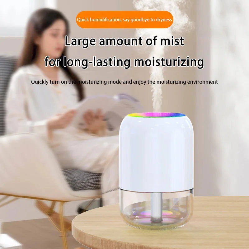 💧 Xiaomi MIJIA Mini – Ultrasoniczny Nawilżacz Powietrza USB | Cichy, Bezpieczny, Z Lampką Atmosferyczną 🌈