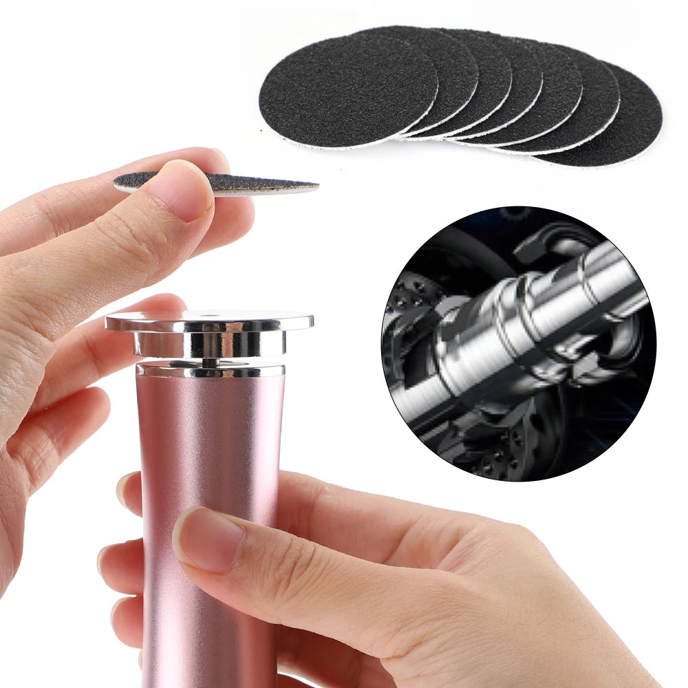 Elektryczny frezer do pięt – usuwanie zrogowaceń, 60 papierków ściernych, regulacja prędkości