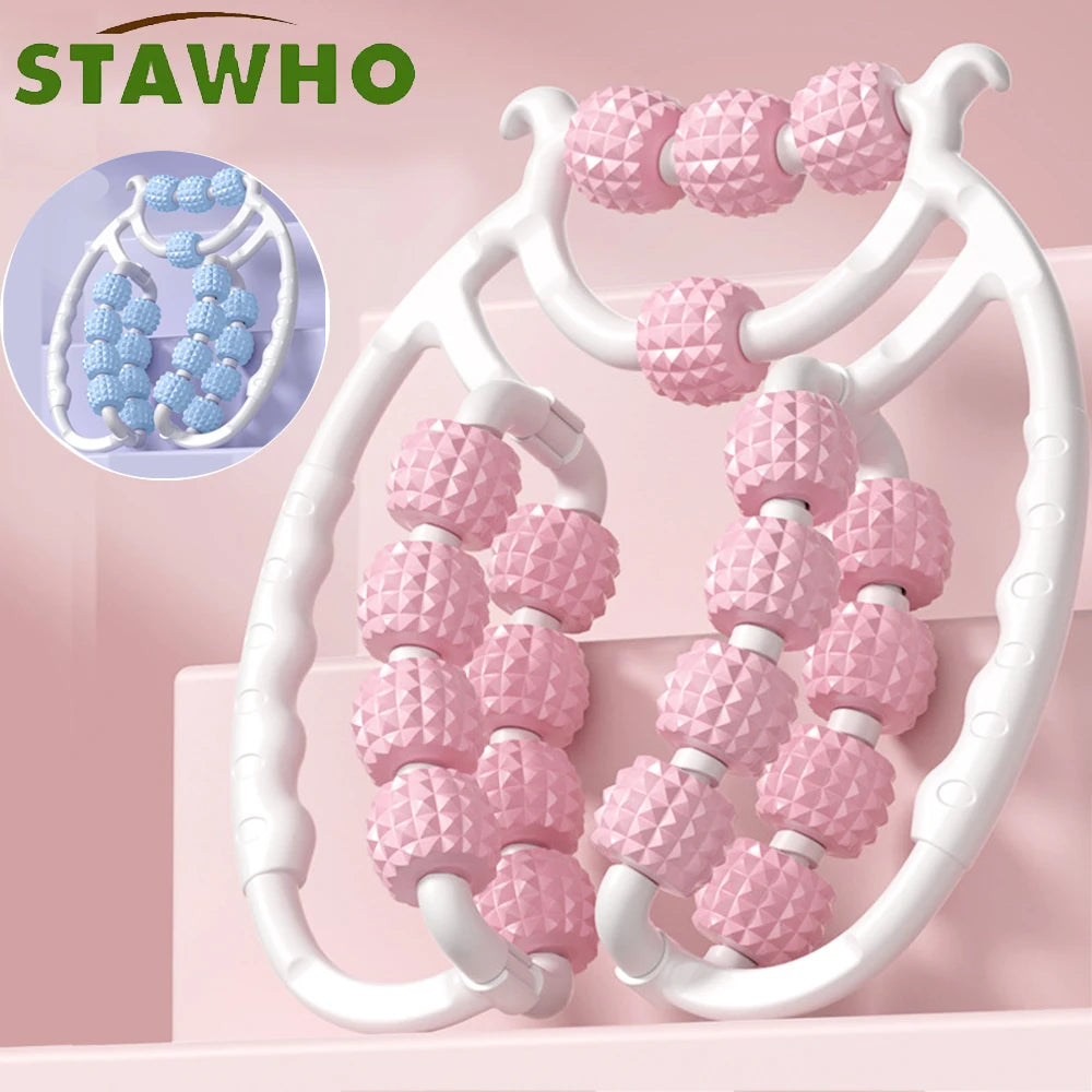 ✨ Ręczny Masażer 20-kołowy 360° – STAWHO | Odprężenie, regeneracja i ulga dla mięśni 💆‍♂️💆‍♀️