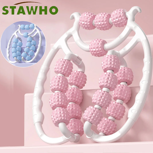 ✨ Ręczny Masażer 20-kołowy 360° – STAWHO | Odprężenie, regeneracja i ulga dla mięśni 💆‍♂️💆‍♀️