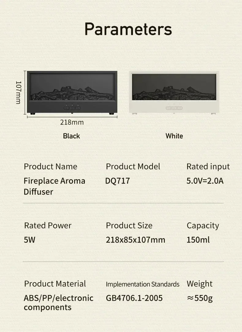 Aromaterapeutyczny nawilżacz powietrza z funkcją dyfuzora 🌿💨